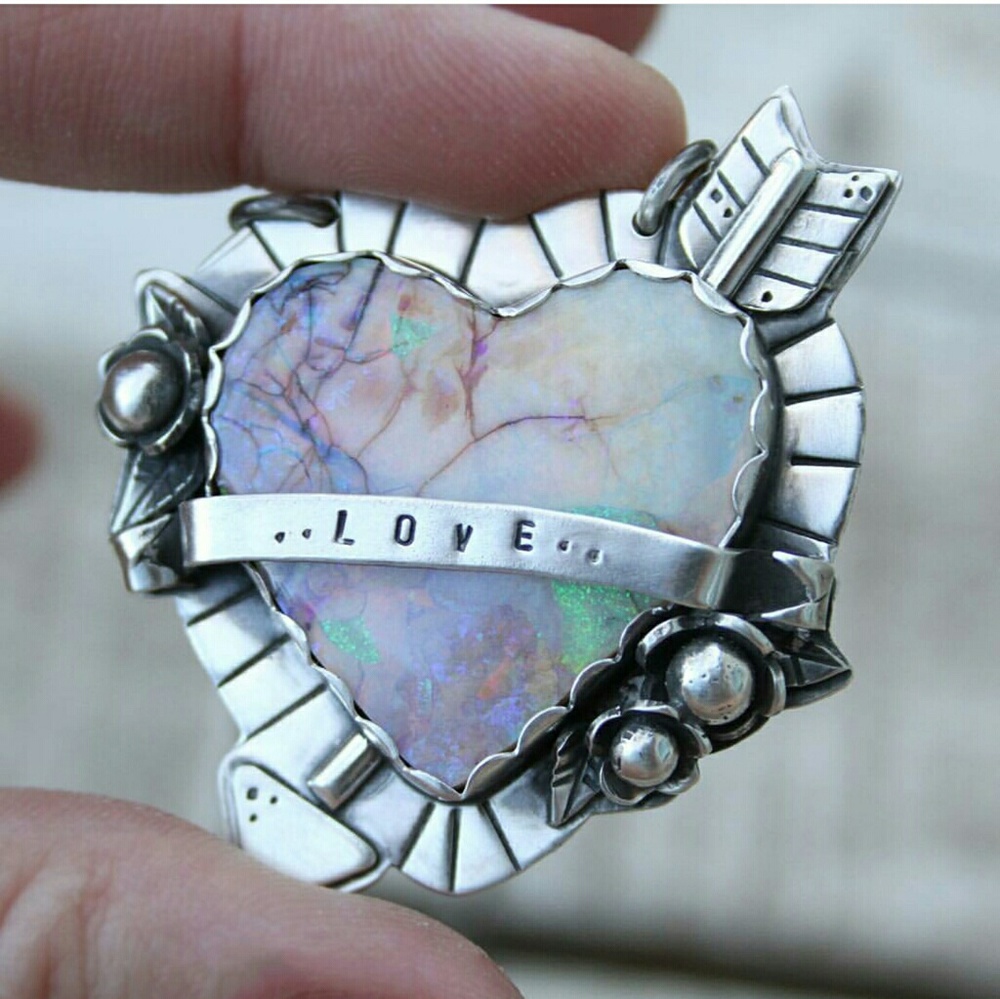Gorgeous Sailor Jerry Love Necklace